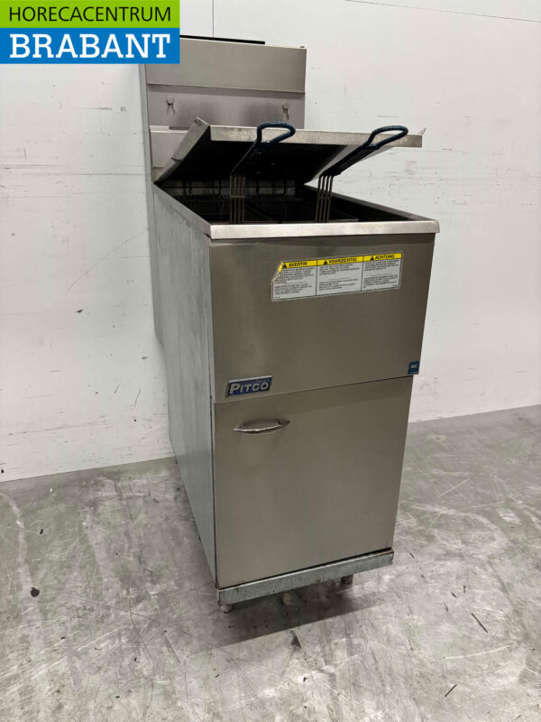 Stainless steel Pitco 35C Deep fryer fryer 18 liters Natural gas GAS Catering - Image 2