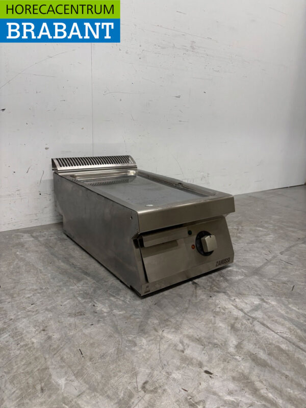 Stainless steel Zanussi Griddle Smooth griddle 40 cm 400V Horeca - Image 3