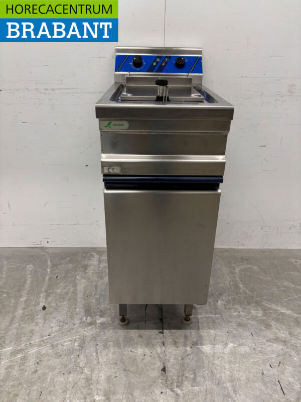 Stainless steel deep fryer 12 liters 400V Horeca