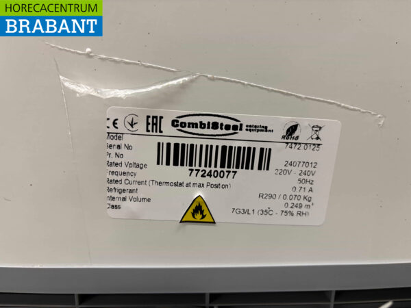 Stainless steel Unox Hot air oven 3 x 1/1 GN 230V Horeca - Image 7