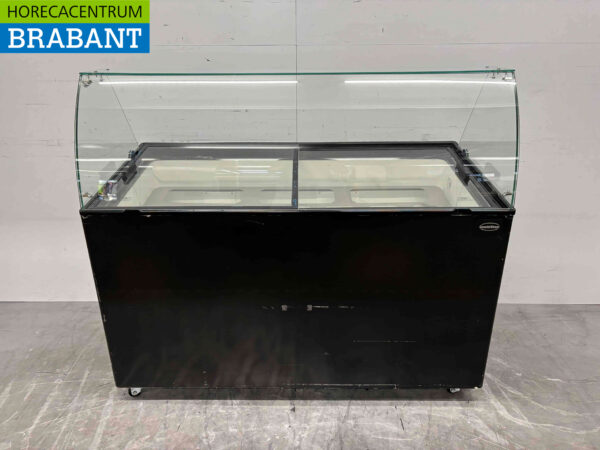 Mobile Combisteel Tenerife Scoop ice cream display case 10 trays 230V Horeca
