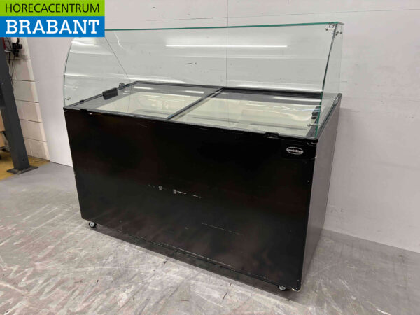 Mobile Combisteel Tenerife Scoop ice cream display case 10 trays 230V Horeca - Image 2