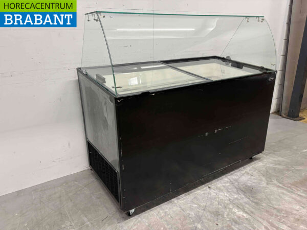Mobile Combisteel Tenerife Scoop ice cream display case 10 trays 230V Horeca - Image 3