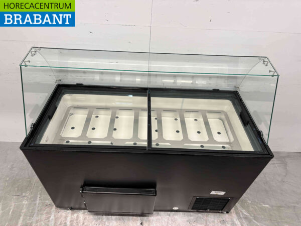 Mobile Combisteel Tenerife Scoop ice cream display case 10 trays 230V Horeca - Image 5