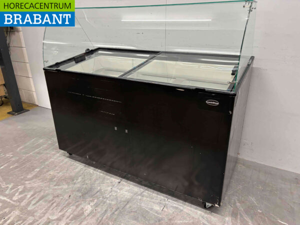 Mobile Combisteel Tenerife Scoop ice cream display case 10 trays 230V Horeca - Image 2