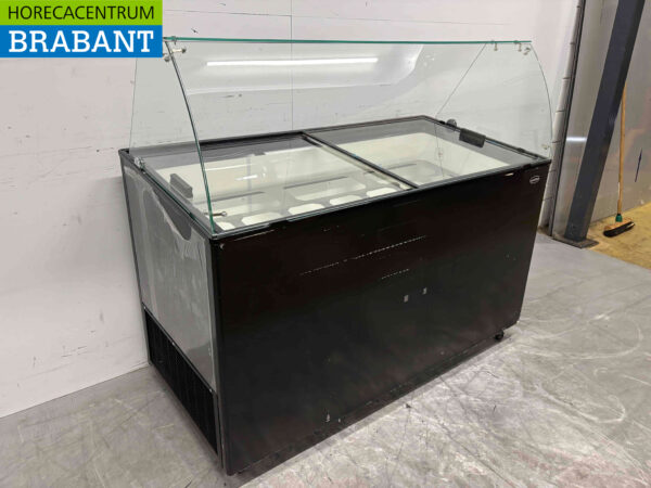 Mobile Combisteel Tenerife Scoop ice cream display case 10 trays 230V Horeca - Image 3