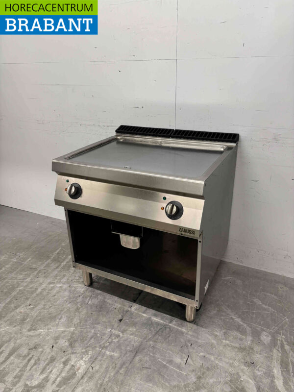 Stainless steel Zanussi Griddle Smooth griddle 80 cm 400V Horeca - Image 3