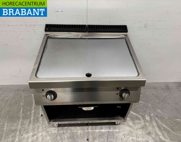 Stainless steel Zanussi Griddle Smooth griddle 80 cm 400V Horeca - Image 4