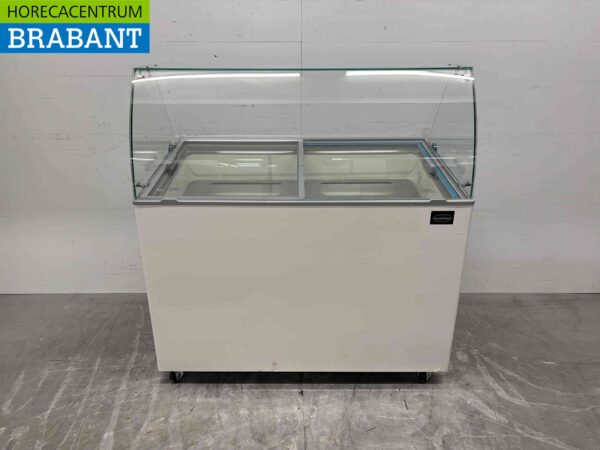 Mobile Combisteel Java Scoop ice cream display case 8 trays 230V Horeca