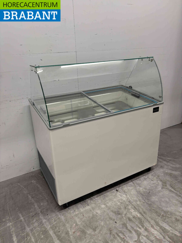 Mobile Combisteel Java Scoop ice cream display case 8 trays 230V Horeca - Image 3