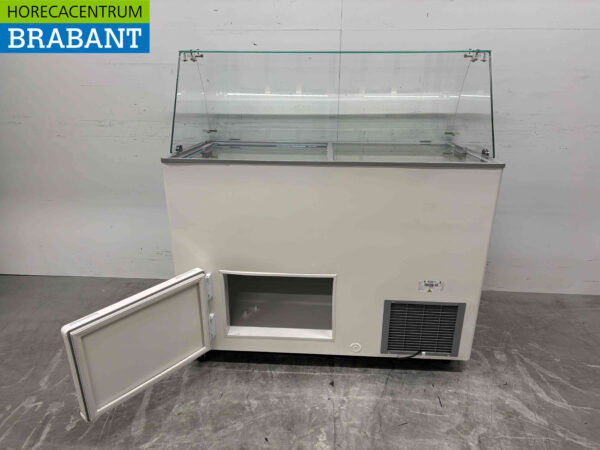 Mobile Combisteel Java Scoop ice cream display case 8 trays 230V Horeca - Image 6