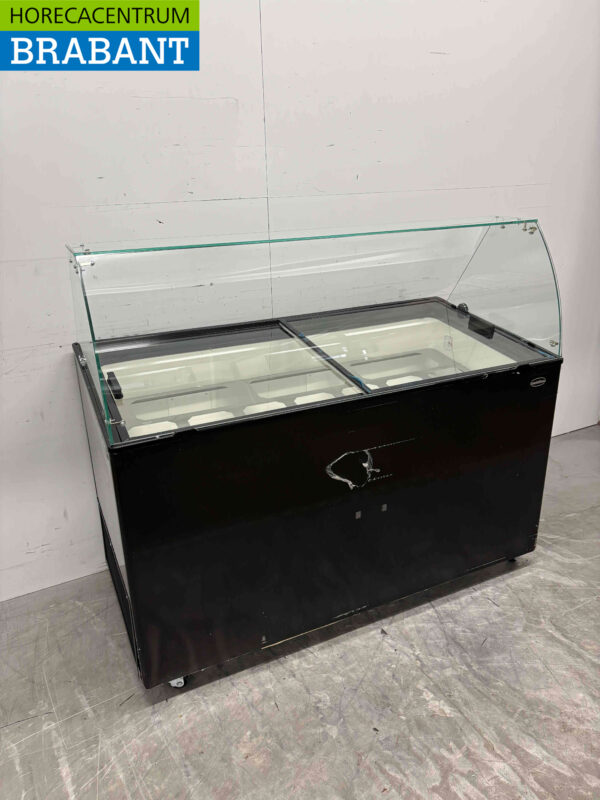 Mobile Combisteel Tenerife Scoop ice cream display case 10 trays 230V Horeca (kopie) - Image 2