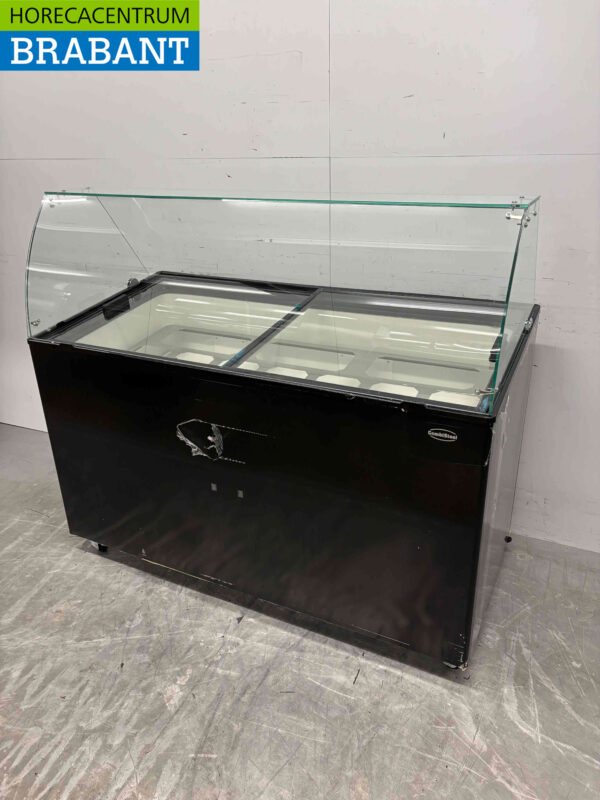 Mobile Combisteel Tenerife Scoop ice cream display case 10 trays 230V Horeca (kopie) - Image 3