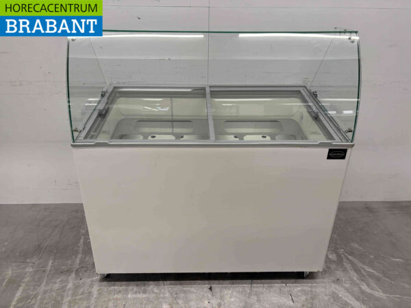Mobile Combisteel Java Scoop ice cream display case 8 trays 230V Horeca
