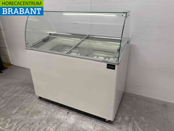 Mobile Combisteel Java Scoop ice cream display case 8 trays 230V Horeca - Image 3