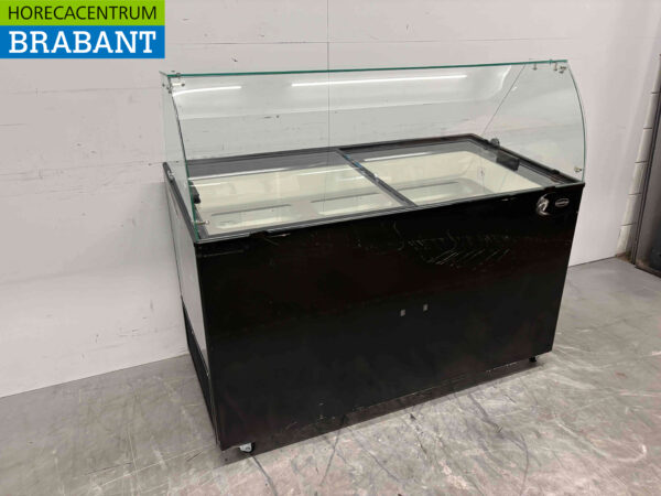 Mobile Combisteel Tenerife Scoop ice cream display case 10 trays 230V Horeca - Image 3