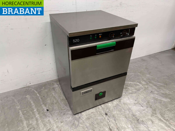 Stainless steel Zanussi 520 Dishwasher Dishwasher Front Loader 230V Catering - Image 2
