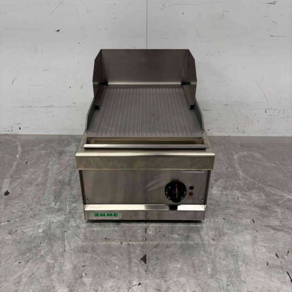Stainless steel Giga Grill Plate Fluted griddle 40 cm 400V Horeca