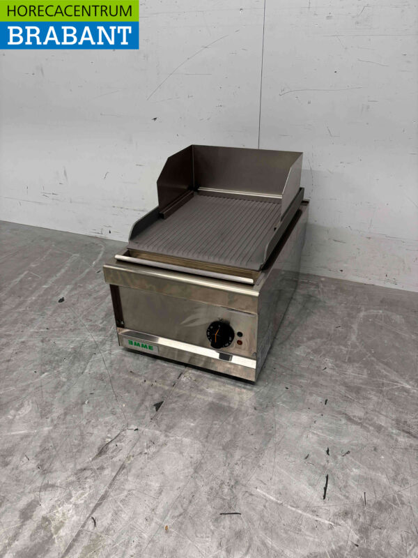 Stainless steel Giga Grill Plate Fluted griddle 40 cm 400V Horeca - Image 3