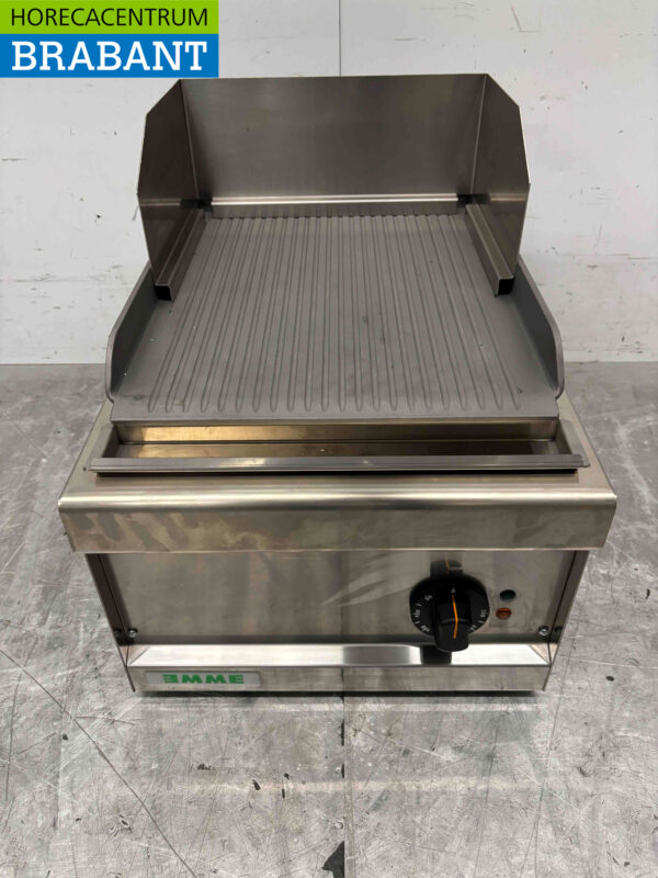 Stainless steel Giga Grill Plate Fluted griddle 40 cm 400V Horeca - Image 4
