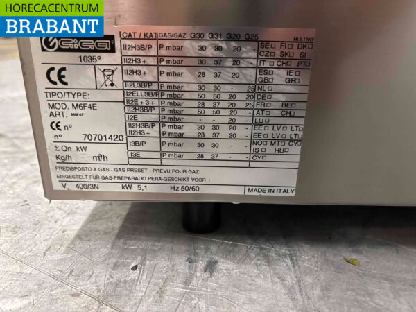 Stainless steel Emme / Giga Fryer 8 liters 400V Catering - Image 5