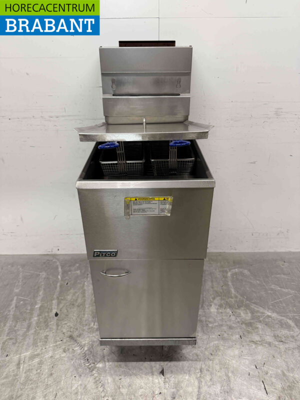 Stainless steel Pitco 35C Deep fryer fryer 18 liters Natural gas GAS Catering (kopie)