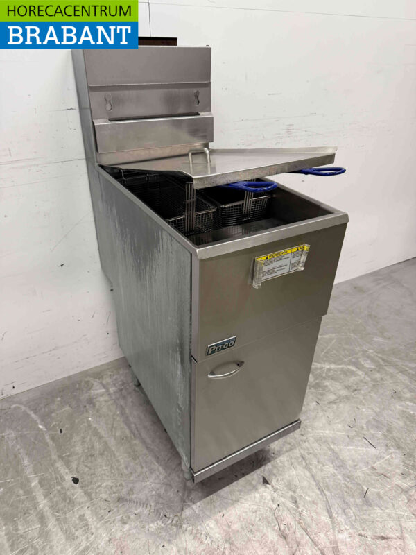 Stainless steel Pitco 35C Deep fryer fryer 18 liters Natural gas GAS Catering (kopie) - Image 3
