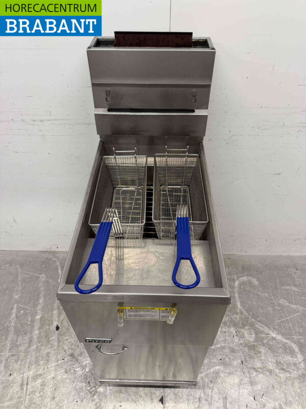 Stainless steel Pitco 35C Deep fryer fryer 18 liters Natural gas GAS Catering (kopie) - Image 5