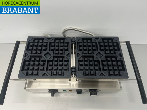 HCB stainless steel tilting waffle iron with timer 230V Catering - Image 4