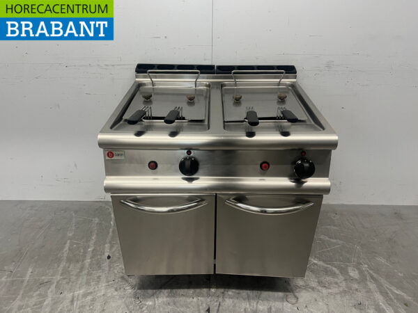 Stainless steel Baron Double Fryer fryer 2 x 15 liter 26 kW Propane Catering
