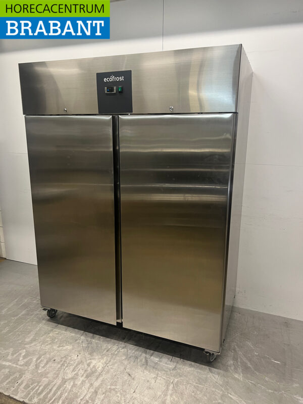 Stainless steel Ecofrost Double-door 2-door Freezer Freezer cabinet 1410 liters 230V Horeca - Image 2