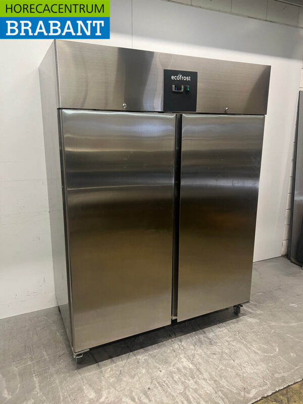 Stainless steel Ecofrost Double-door 2-door Freezer Freezer cabinet 1410 liters 230V Horeca - Image 3