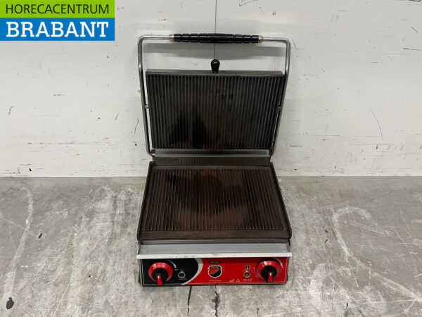 Stainless steel Paninigrill Contact Grill Ribbed 230V Catering - Image 4