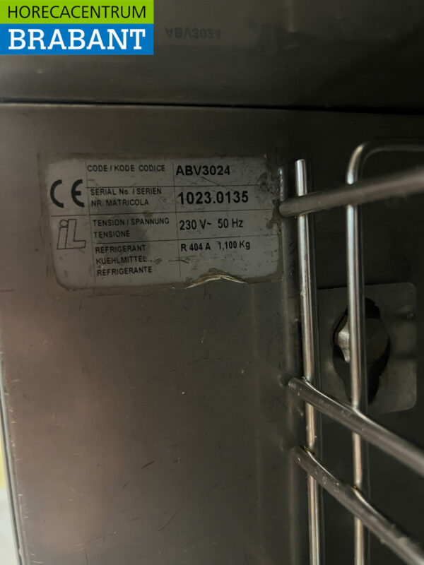 Stainless steel Ilsa Shock cooler Blastchiller Blastfreezer 5 x 1/1 GN or 60 x 40 cm 230V Horeca - Image 6