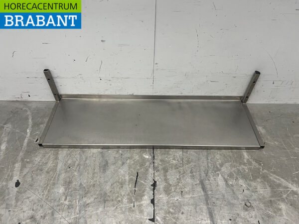 Stainless steel Wall Shelf 101 x 30 cm Horeca