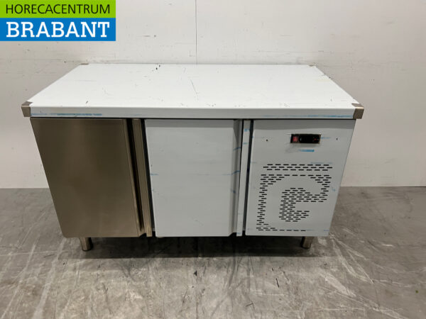 Stainless steel Asber Refrigerated Workbench 2 doors 134,2 cm 230V Horeca