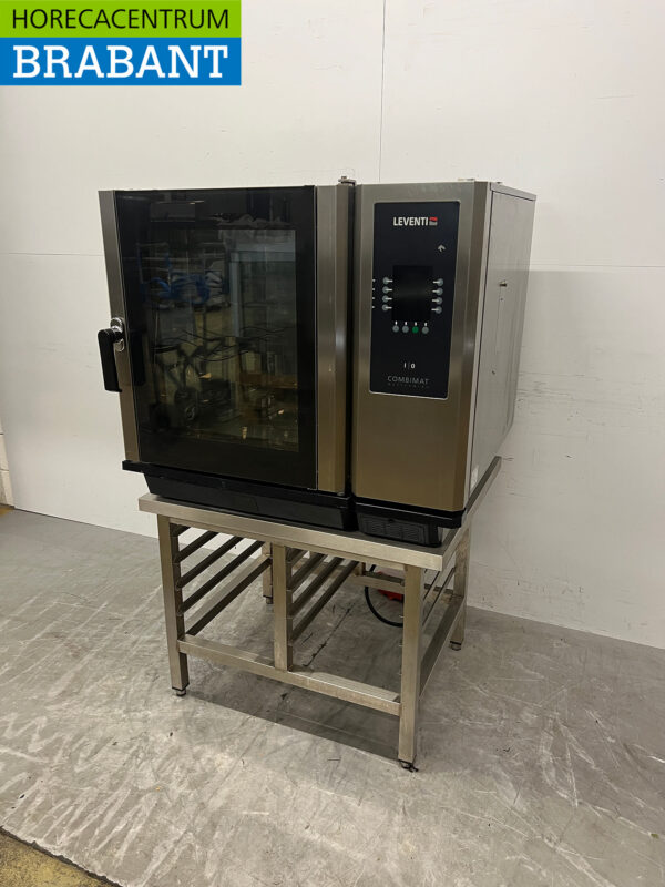 Stainless steel Leventi Combisteamer 6 x 60/40 cm 400V Horeca - Image 2