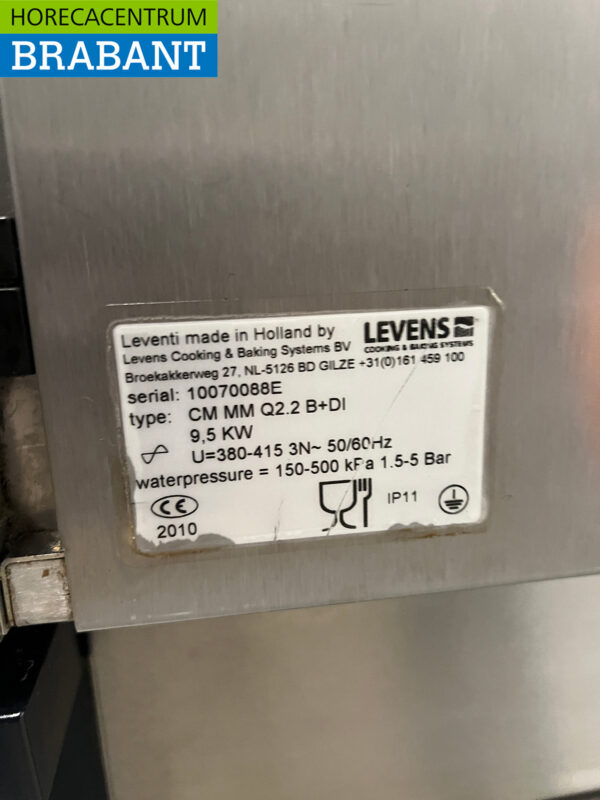 Stainless steel Leventi Combisteamer 6 x 60/40 cm 400V Horeca - Image 7