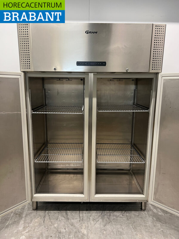 Stainless steel Gram Double door Refrigerator 1270 liters 230V Catering - Image 4