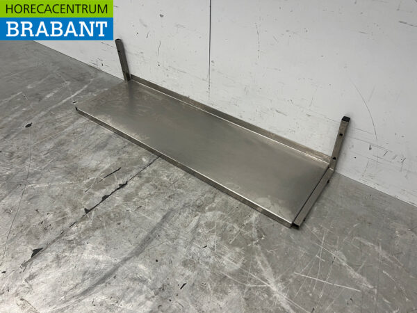Stainless steel Wall Shelf 100.5 x 30 cm Horeca - Image 2