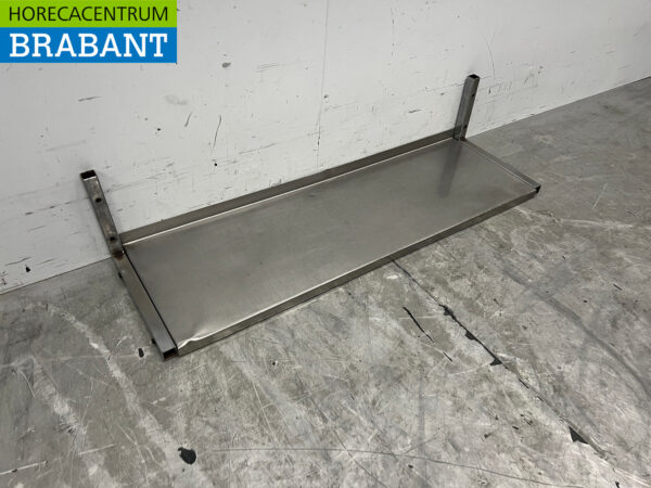Stainless steel Wall Shelf 100.5 x 30 cm Horeca - Image 3