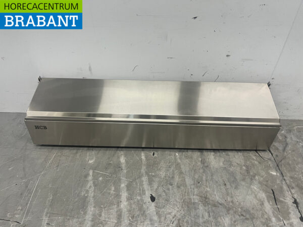 Stainless steel HCB GN tray holder with lid 6 x 1/6 gastronorm GN 106 cm Horeca
