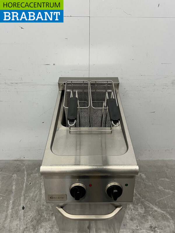Stainless steel Combisteel fryer 18 liters 400V Horeca - Image 4