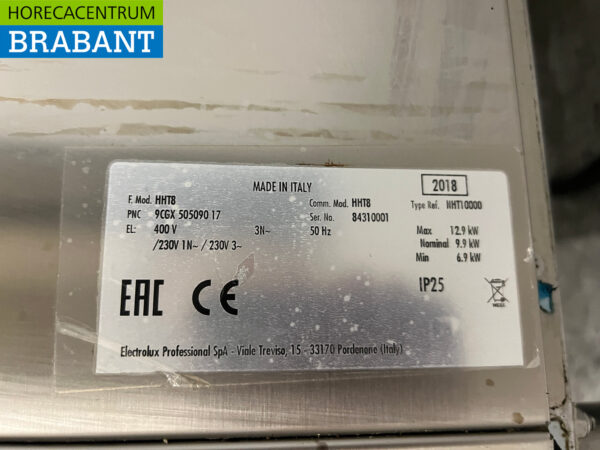 Stainless steel Zanussi Sliding dishwasher 400V Catering - Image 7