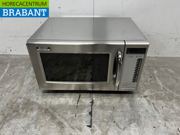 Stainless steel Sharp R-15AT Microwave 28 liters 230V Catering