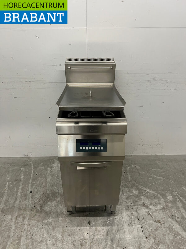 Stainless steel Fry Logic FLS 300 Fryer 22 liters GAS + 230V Horeca