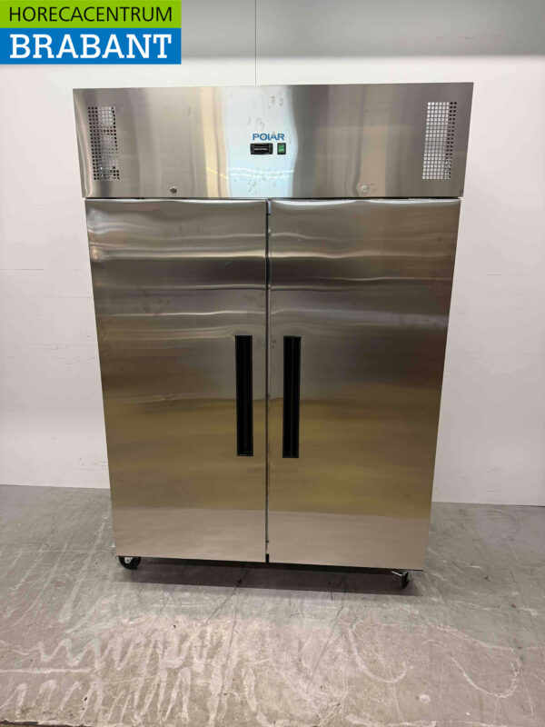 Stainless steel Polar G595 Double-door 2-door Freezer Freezer 1200 liters 230V Horeca