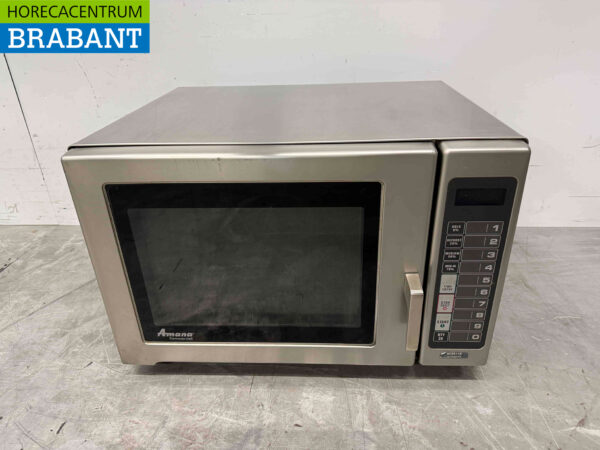 Stainless steel Amana RCS511A Microwave 1100 watts 230V Catering