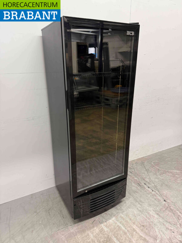 HCB Glass Door Refrigerator Beverage Refrigerator Glass door 278 liters 230V Catering - Image 3