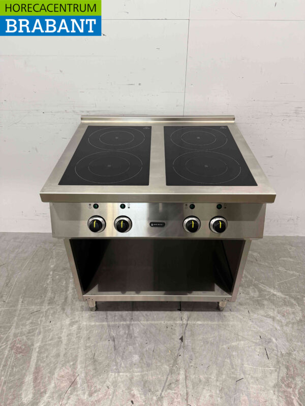 Stainless steel Hendi Induction stove hob 4 burners 17 kW 400V Horeca - Image 2